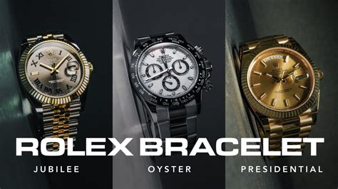 rolex presidential vs jubilee|Rolex president bracelet.